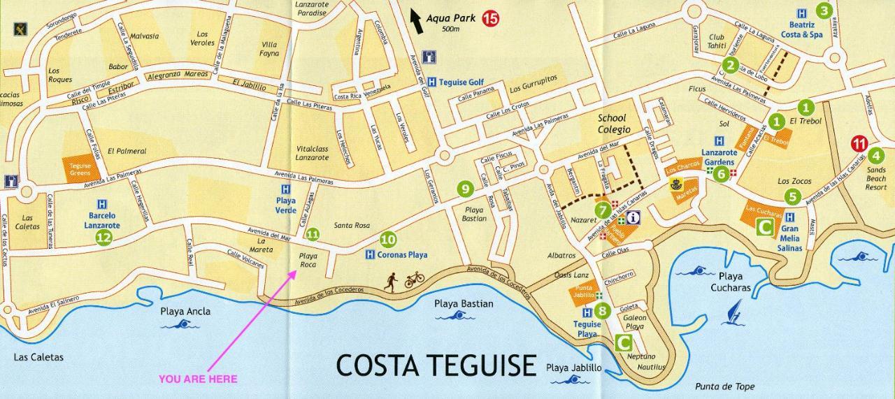 Luxury Casa Playa Roca Bord De Mer Costa Teguise Buitenkant foto
